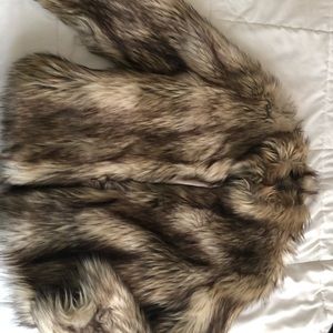 100% Vegan Faux fur coat.